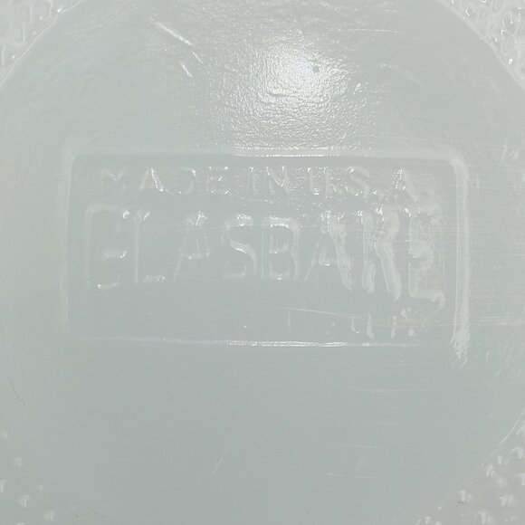 Glasbake Turquoise Floral Snowflake Casserole Baking Dish MCM Refrigerator Dish - Picture 10 of 10